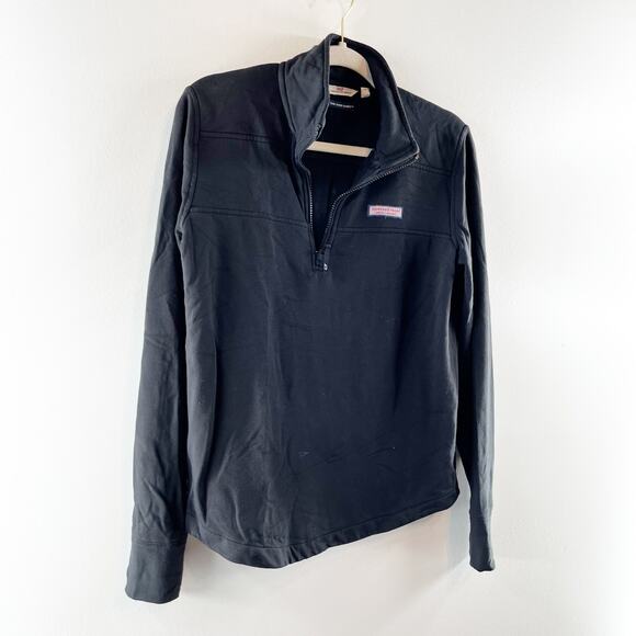 Vineyard Vines Dreamcloth Shep Long Sleeve Sweatshirt Jet Black Small - Picture 5 of 8